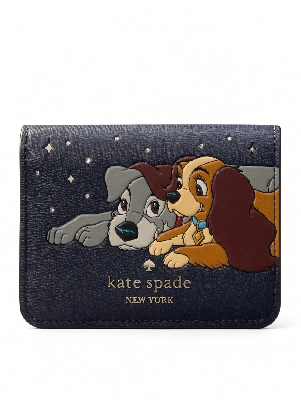 NWT Disney x Kate Spade Lady and the Tramp Small Bifold Wallet